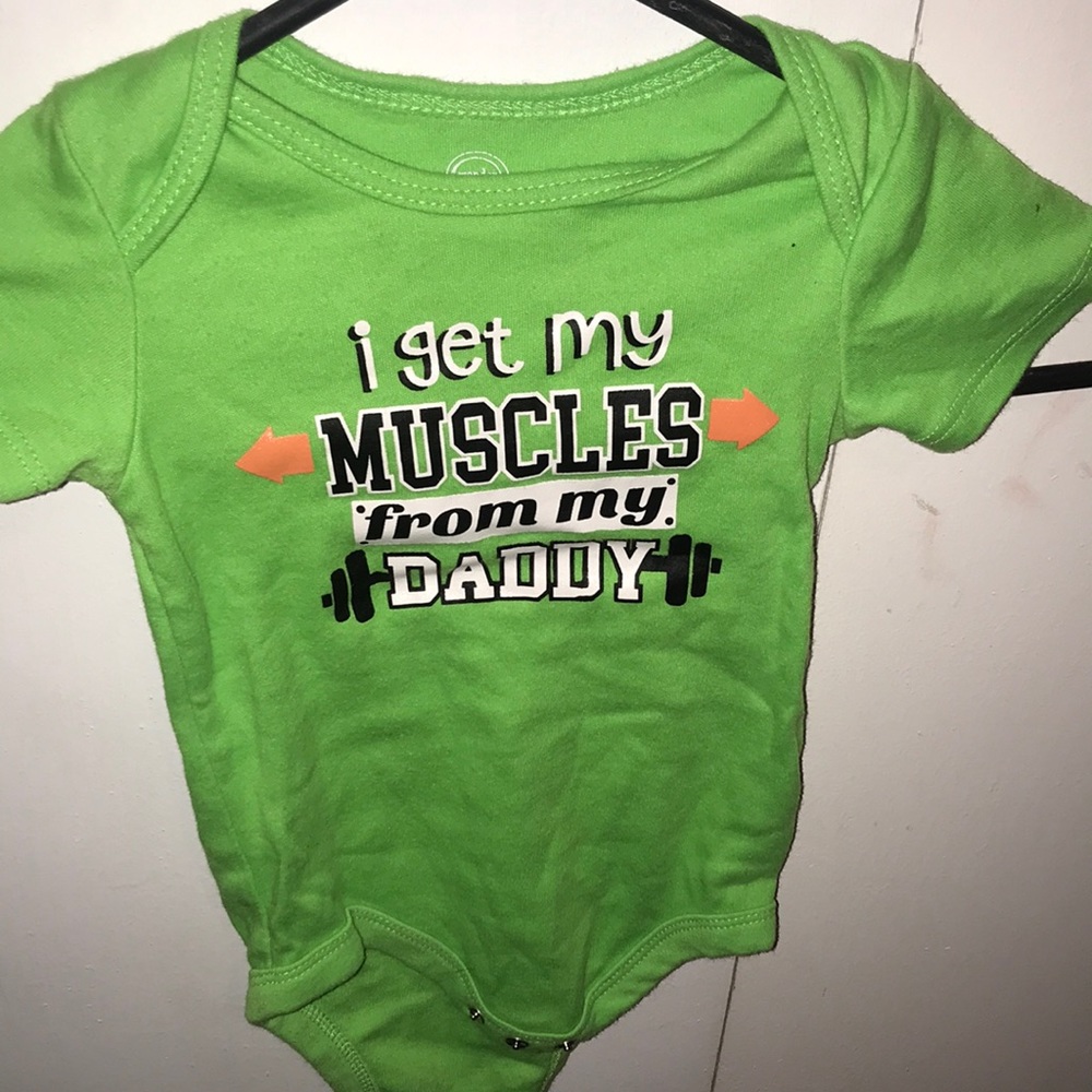 “I get my muscles form my daddy“